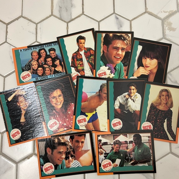 Beverly Hills 90210 Trading Cards Full Set - Picture 1 of 5